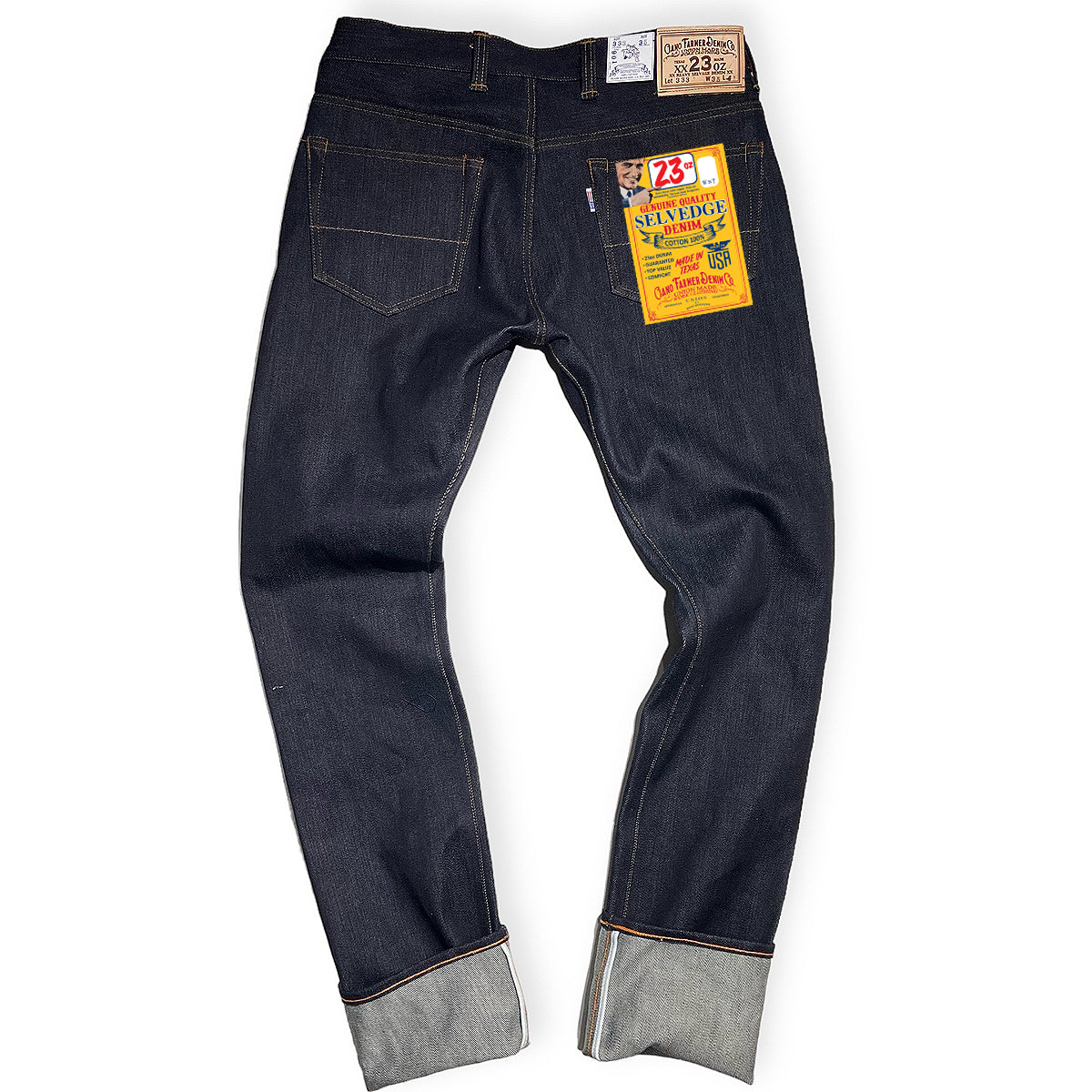 #333 23oz Heavy TYPE IH [ ICHIRO HACHIYA ] Japanese Indigo Red/White Selvage