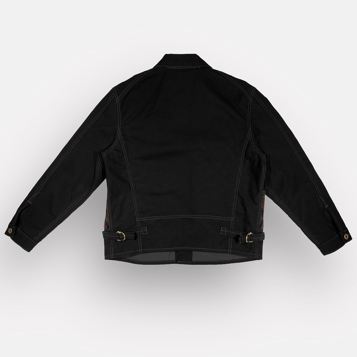 18oz Black Duck Canvas Cossack Jacket w/ Wool Insets