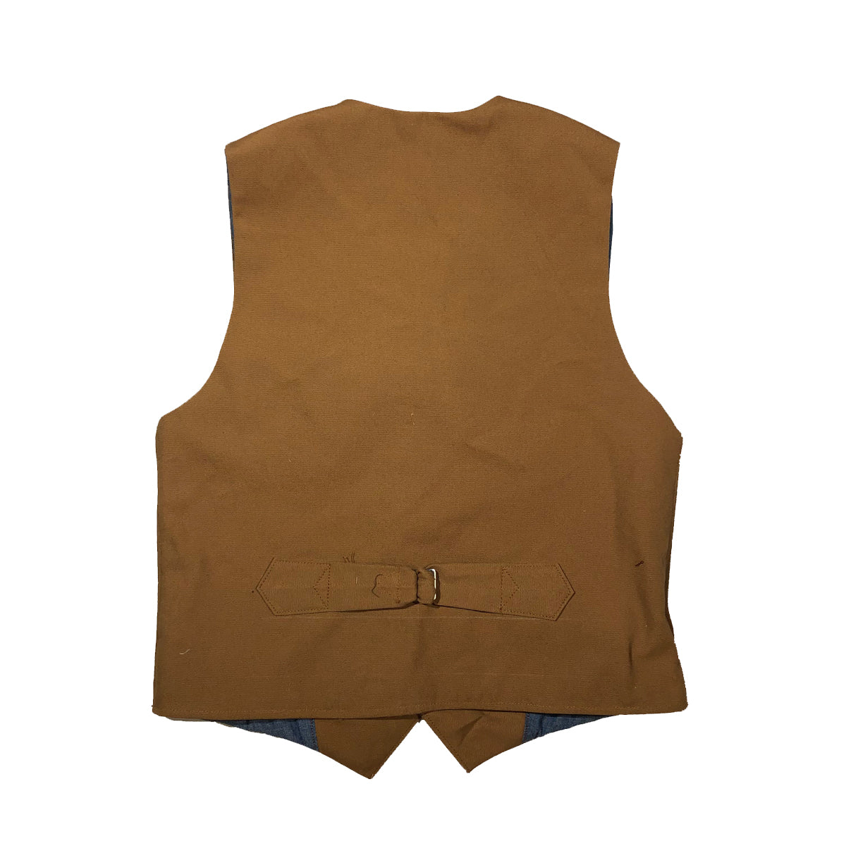 OPSTK Size 38 [M] #133 12oz Ochre Duck Canvas Waistcoat TYPE DX