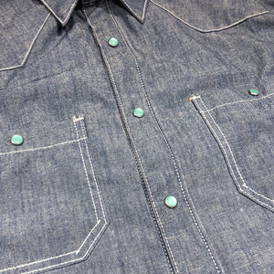 7oz Cone Mills Chambray Ranch Style "WORKSHIRT"