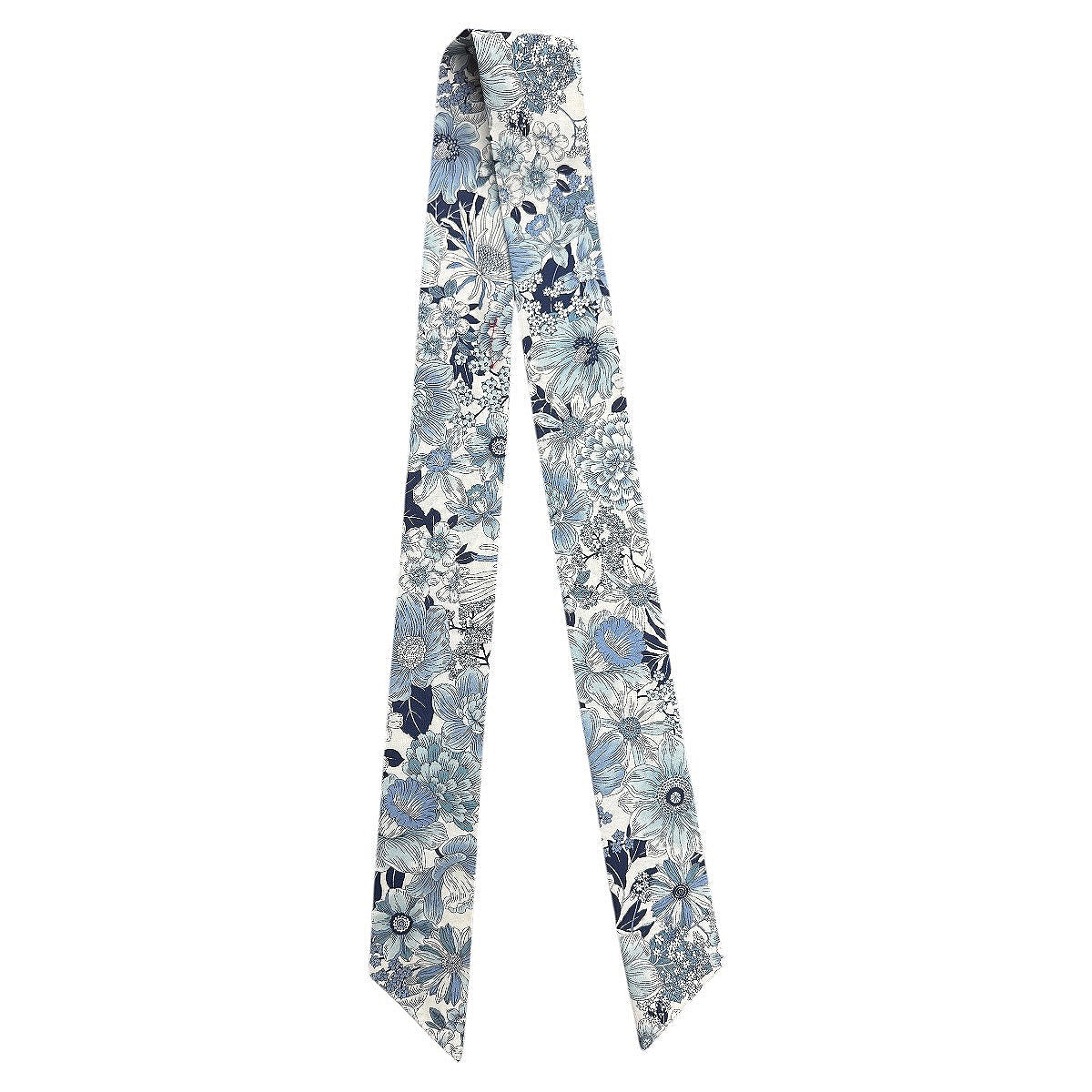 #4225 3.7oz Vintage Petals & Paisleys Japanese Cotton Poplin Twilly