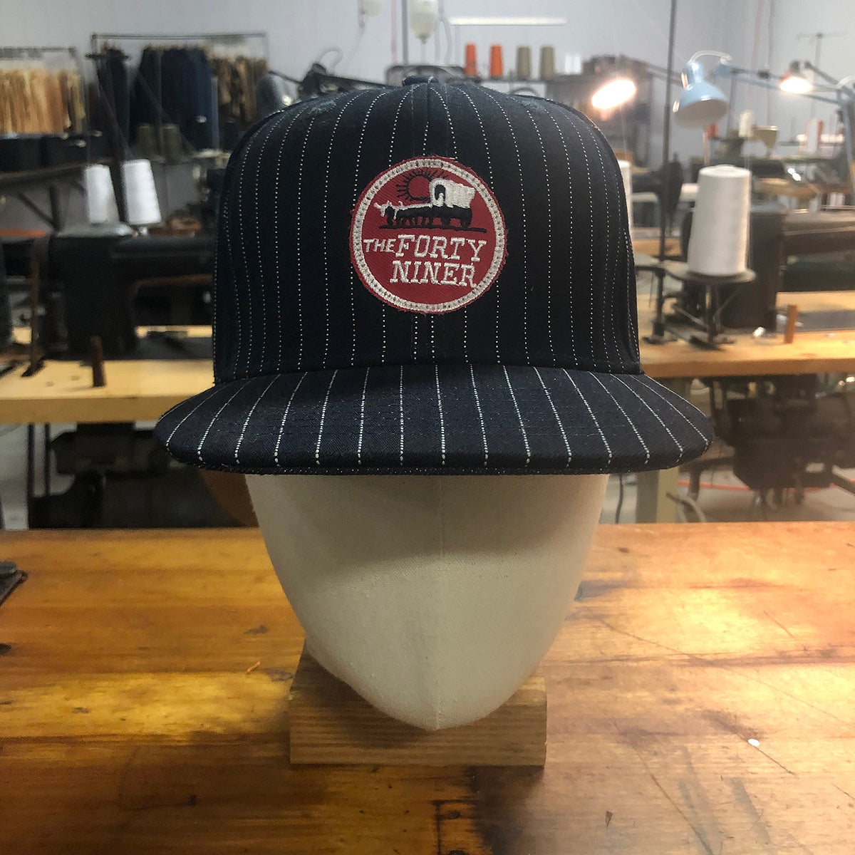 #3192 13.5oz Japanese Indigo/Indigo WABASH White Selvage Vintage HAT Patch 60s "49er Railway" Patch