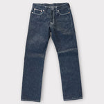 #6500 15oz Kojima Indigo Orange Ticking Selvage