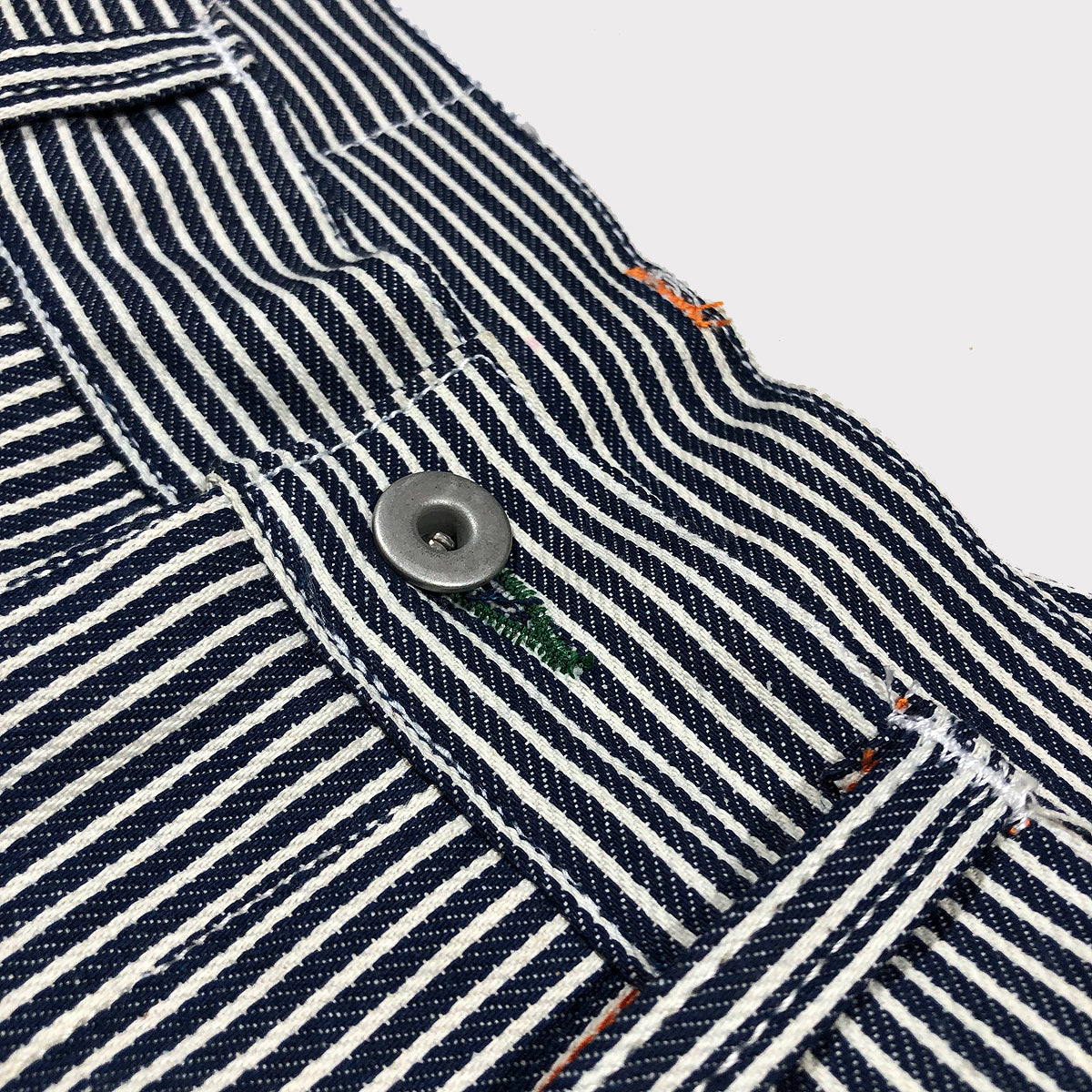 OPSTK 32W x 34L 997 Miner Fit #HIC 10oz MV Mills Hickory Stripe Denim CHINO Version