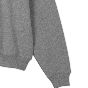 32oz Ultra-HEAVYWEIGHT CREWNECK - HEATHER GREY French Terry