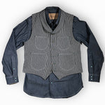 #HIC 10oz HICKORY STRIPE DENIM Type MV Waistcoat