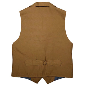 OPSTK Size 38 [M] #133 12oz Ochre Duck Canvas Waistcoat TYPE D
