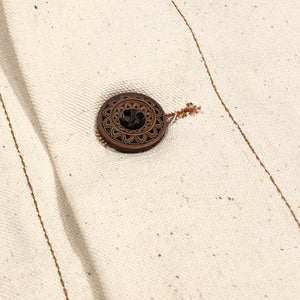12oz Cone Mills Dead Stock Selvage Duck Canvas Natural "ECRU" Jacket