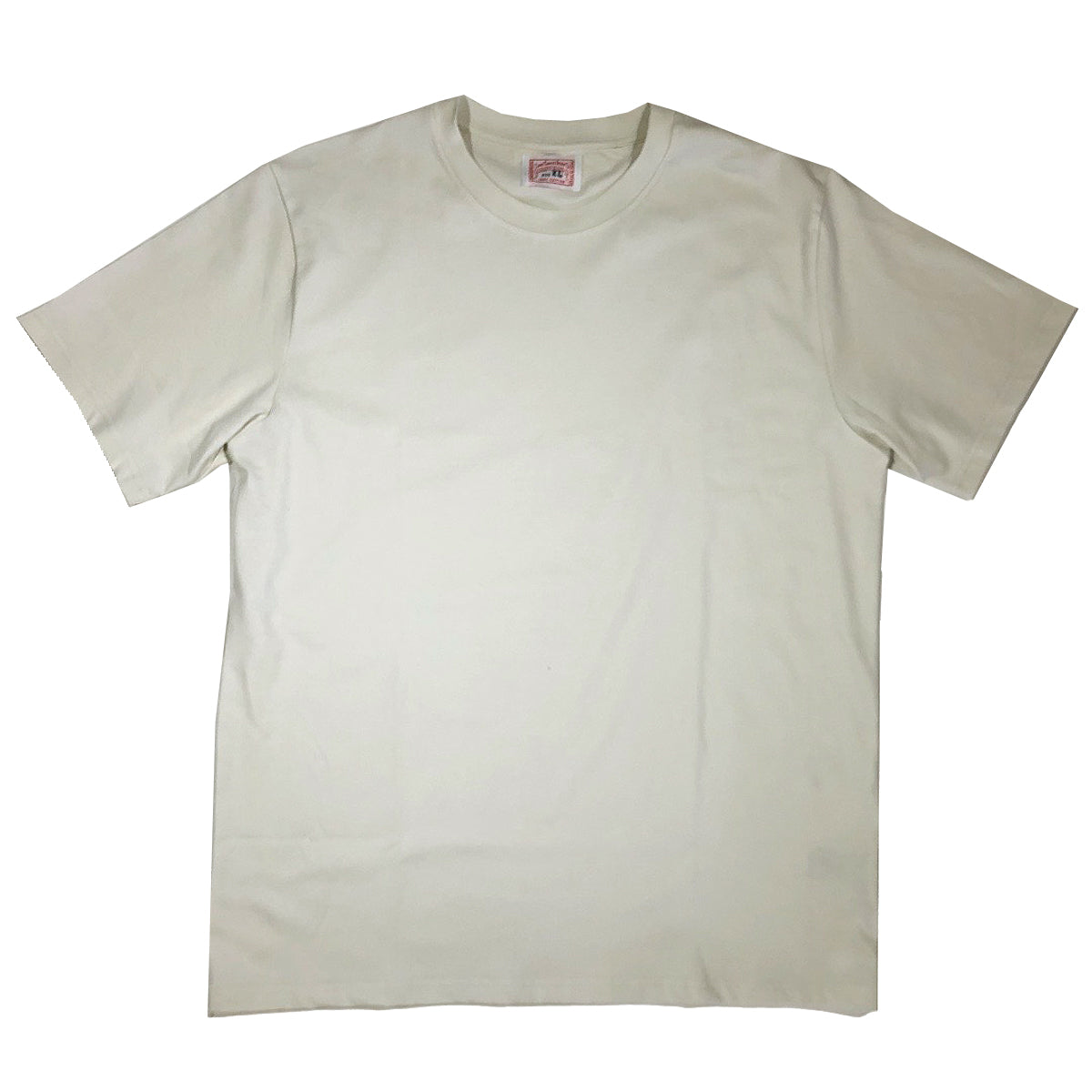 8.4oz TEXAS MADE "HEAVY ORGANIC" Crew Neck Vintage White