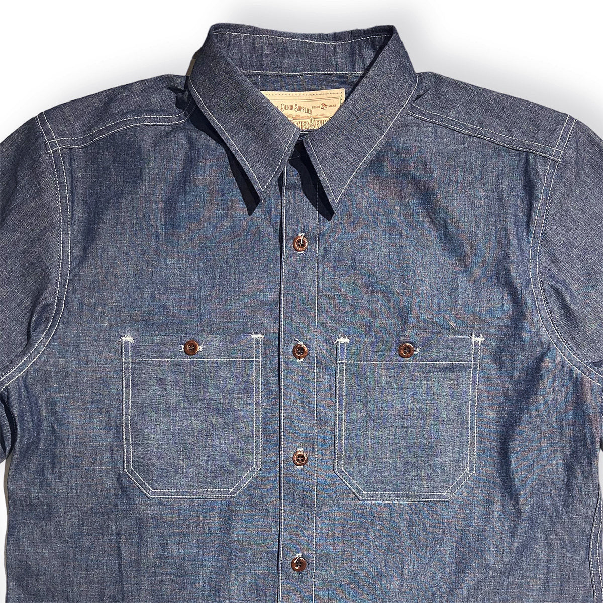 7oz Cone Mills Chambray Work Shirt