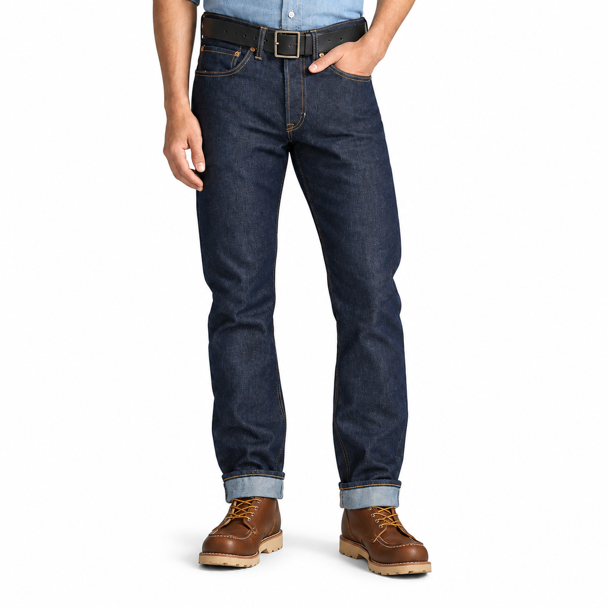 [OPSTK] #3356 13.5oz Selvedge Cone Mills Denim 5 Pocket Model "Regular Fit" 905