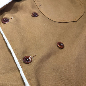 #133 12oz Duck CANVAS Modify Pea Coat Ochre Lined