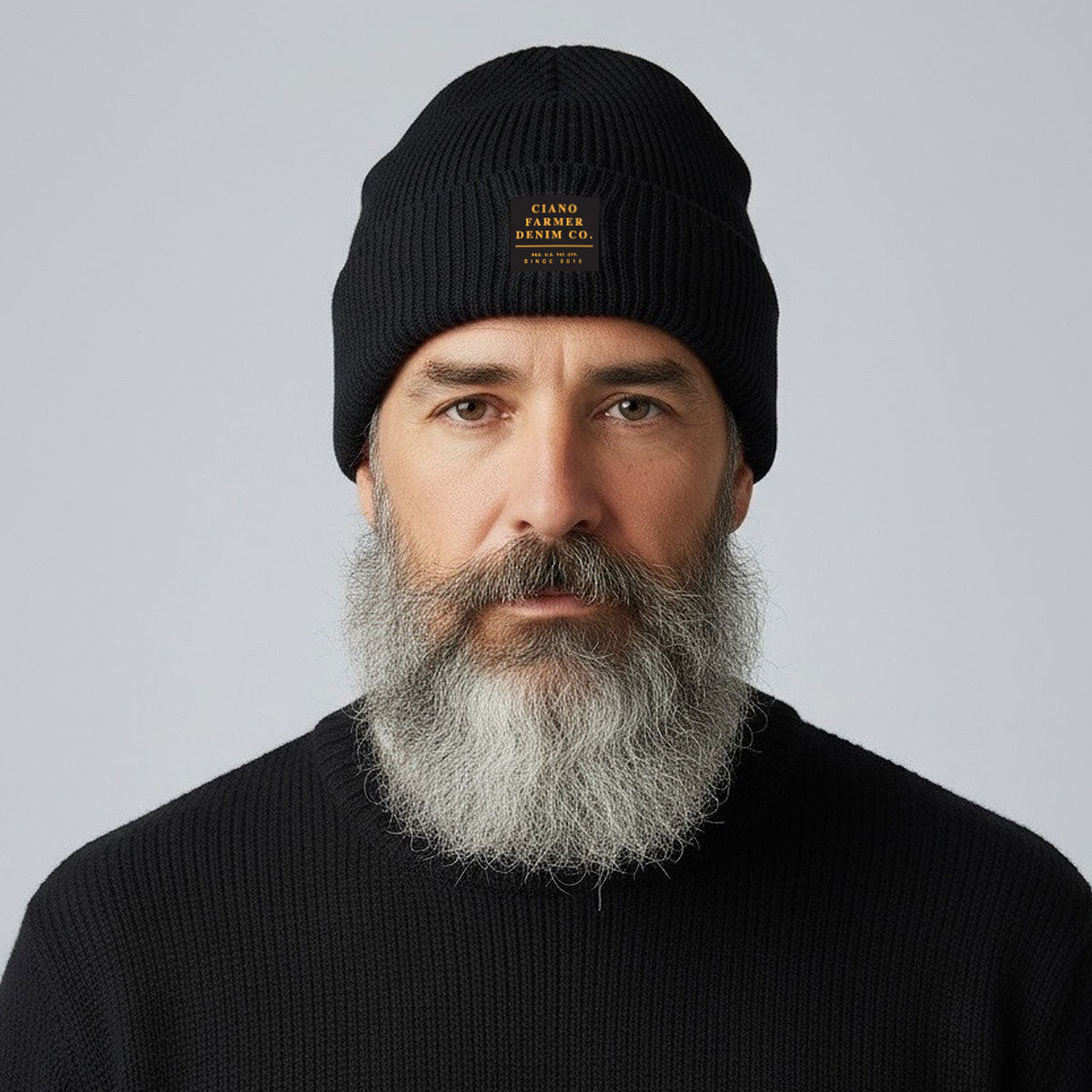 Black Cashmere Merino Wool Beanie Mil Spec