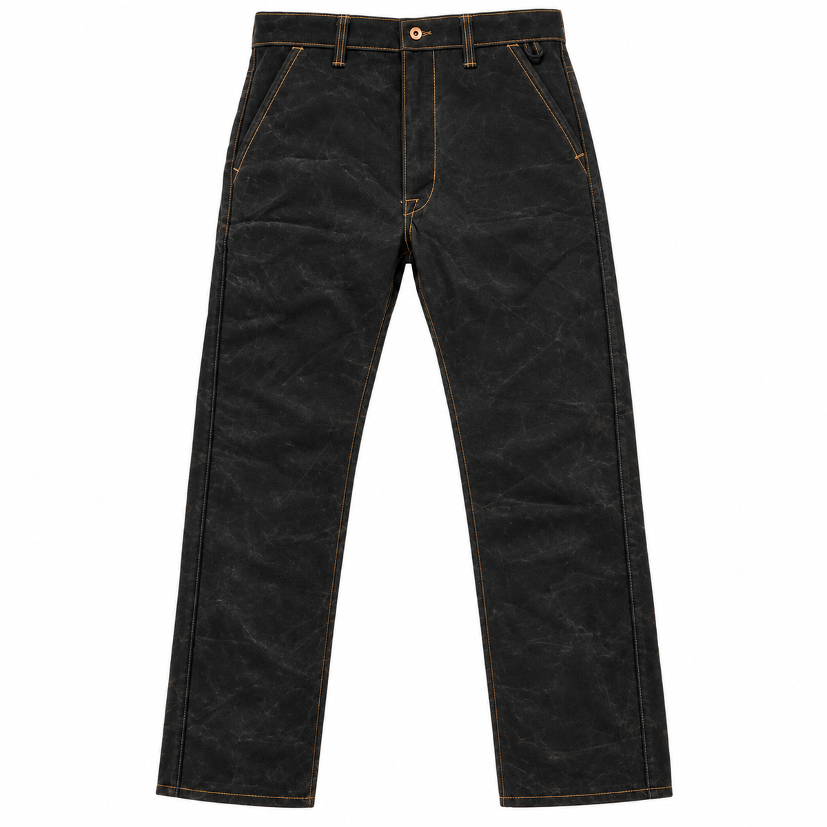 #3006 18oz WAX Duck Canvas Black Fieldhand Chino "Regular Fit" 905