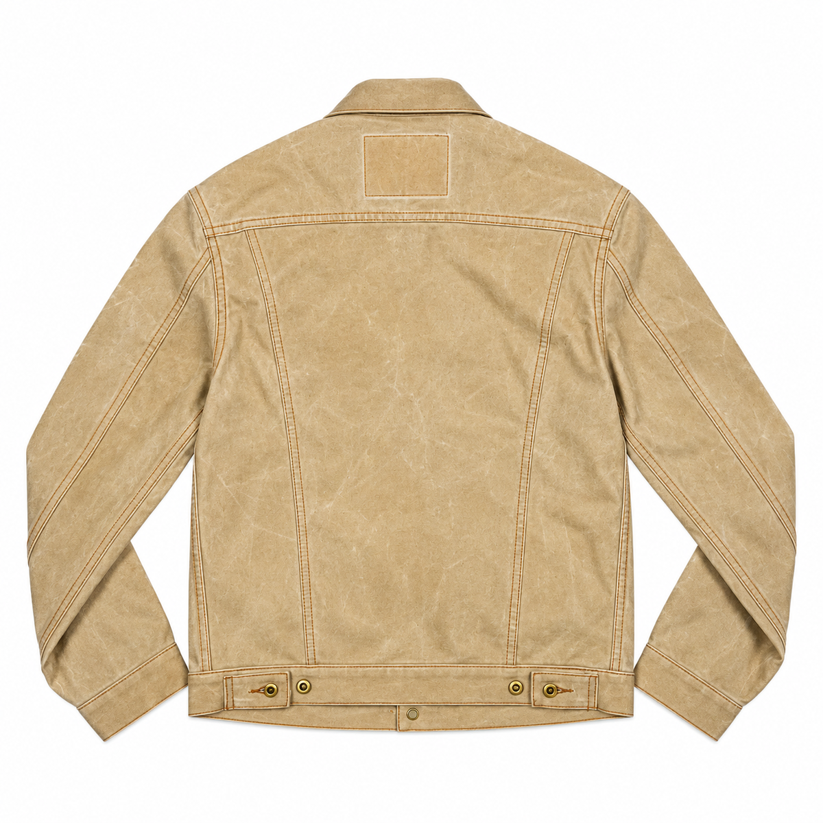 [OPSTK] #3006 1967 Type III Modify Jacket 18oz "Pinkerton" Natural Wax Duck Canvas "Slim Fit"
