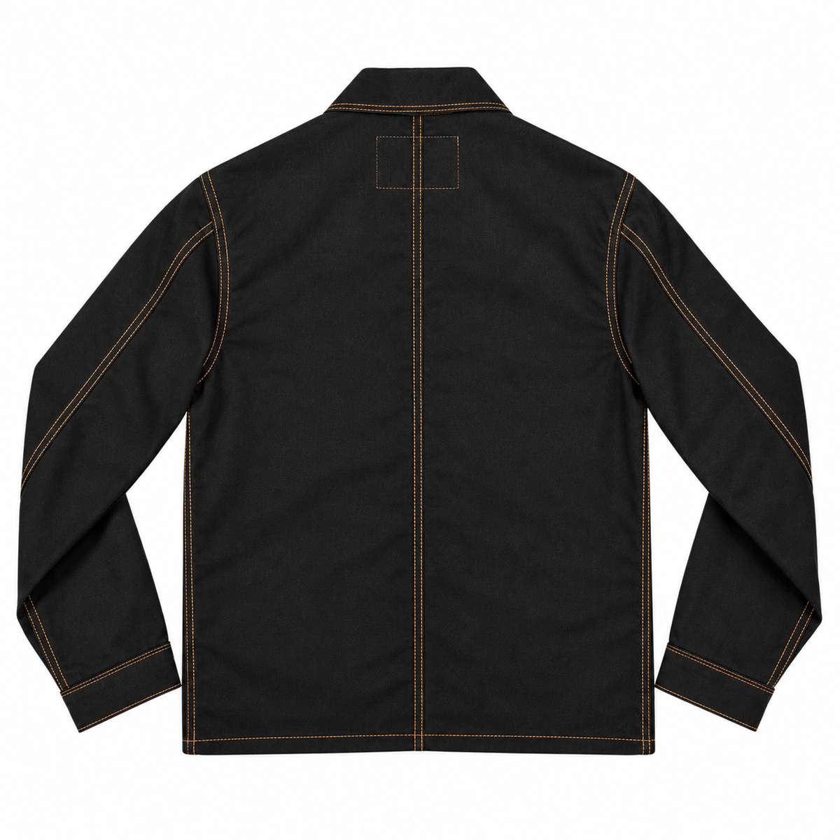 (OPSTK) #133A 11.5oz Black Army Duck Canvas Core Coat " Regular Fit"