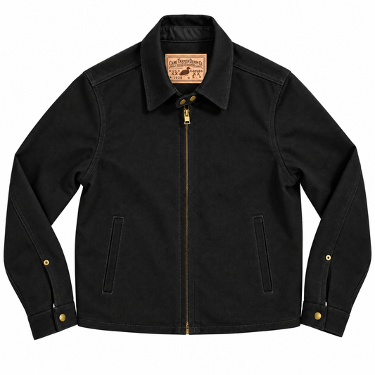(OPSTK) #1030 30oz Black Duck Canvas Modify Eisenhower Jacket "Regular Fit"