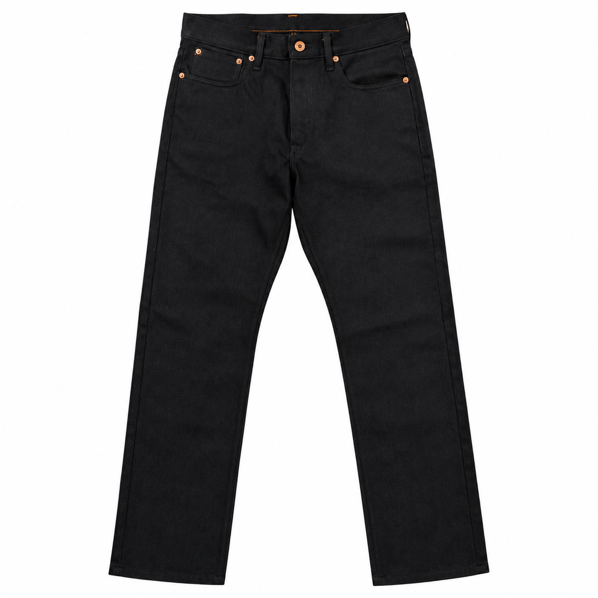 [OPSTK] #6501 14oz Italian Double Black Red/White Selvage " Regular Fit" 905