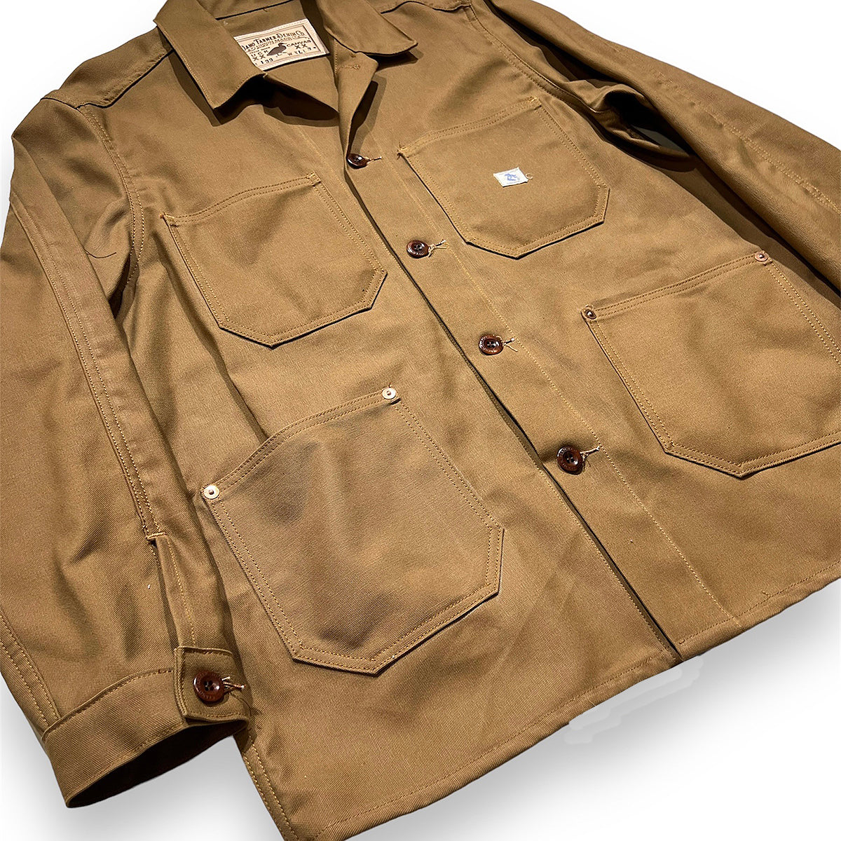 OPSTK XL Slim Fit - #133 12oz Duck Canvas Ochre Car Coat