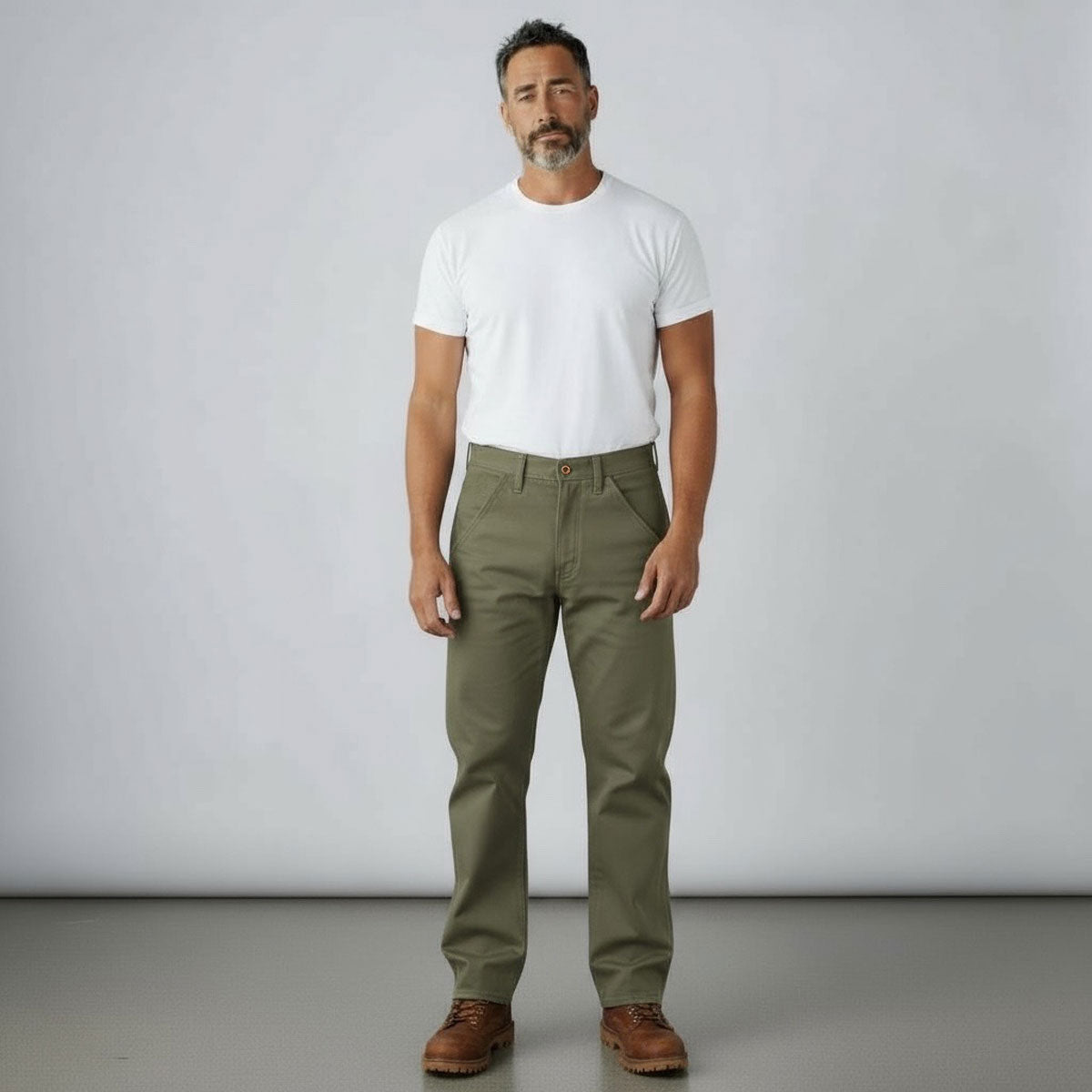 #133 12oz Duck Canvas FIELD HAND Chino [ Back Patch Pockets ]