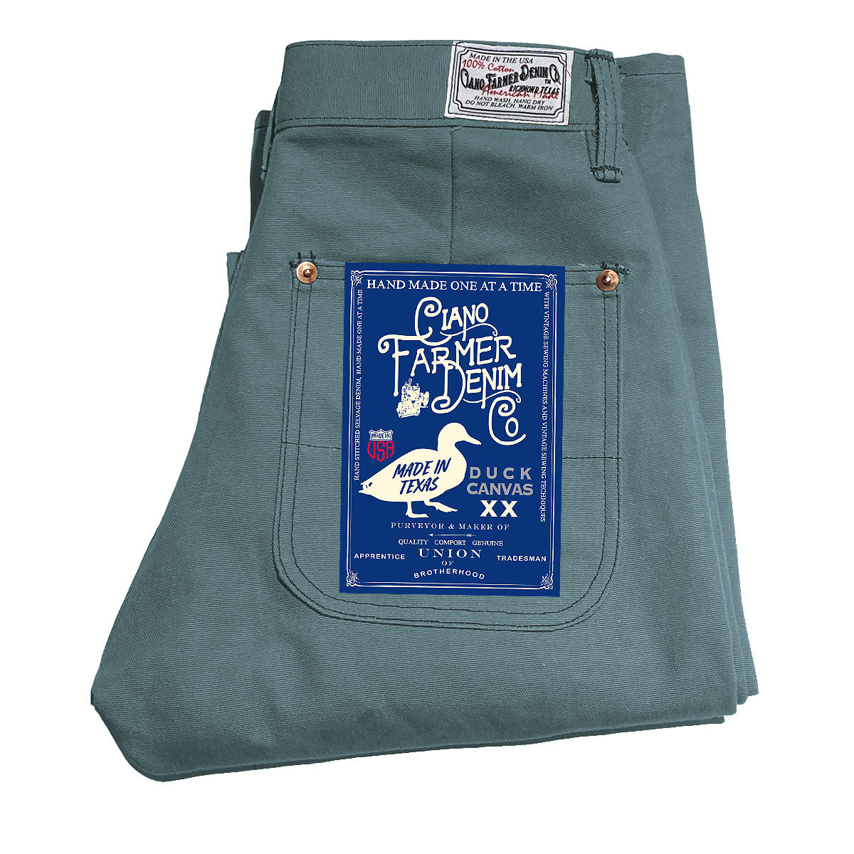 #133 12oz Duck Canvas Field Hand Chino [ Back Patch Pockets ]