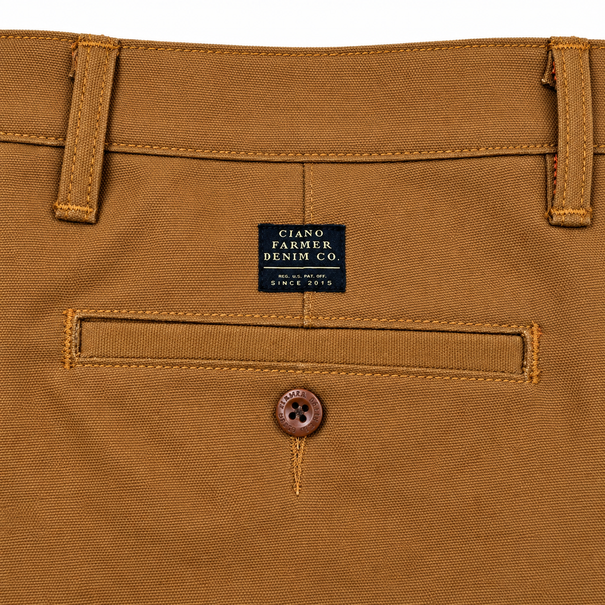 [OPSTK] #133 12oz Duck Canvas Ochre Chino Version "Slim Fit 901"
