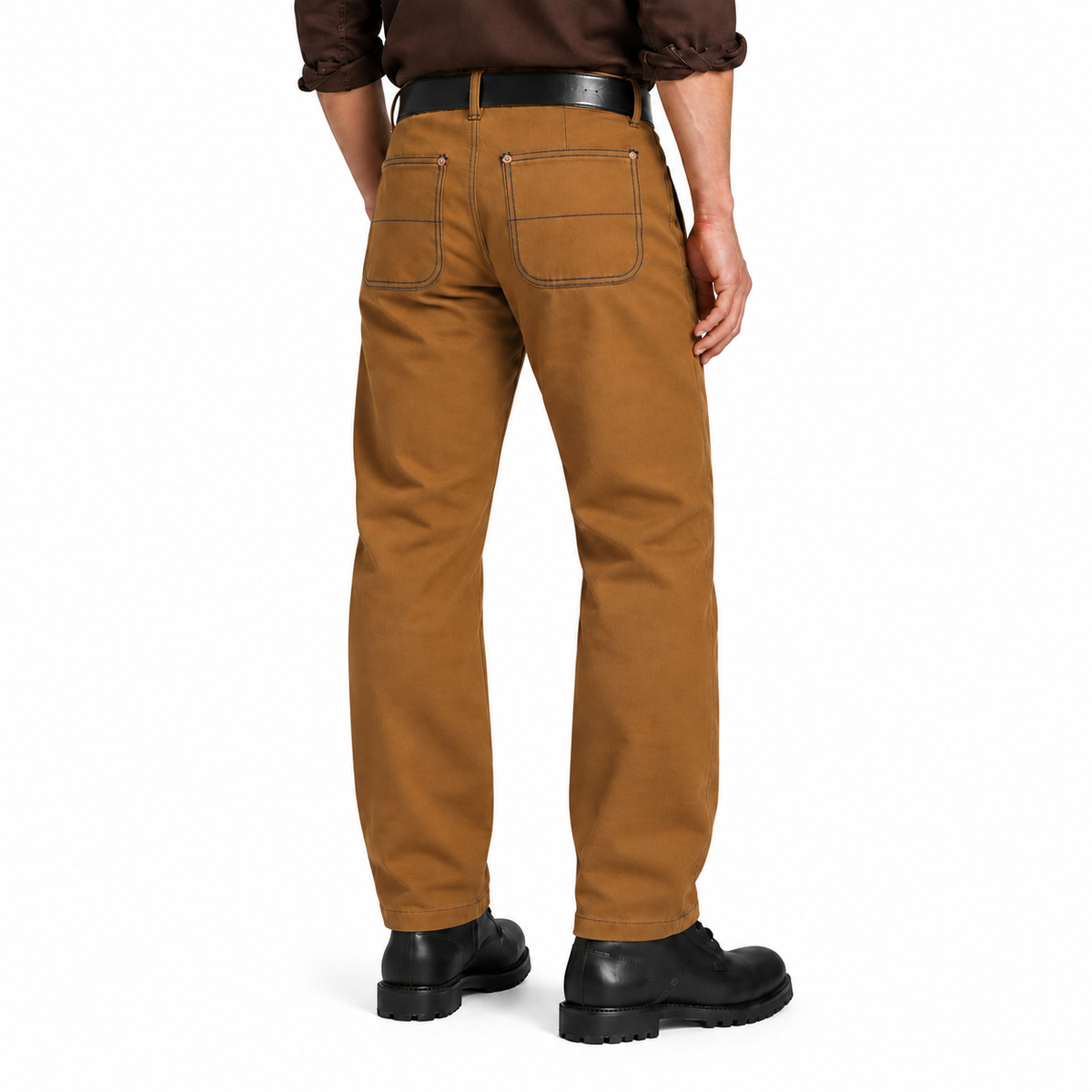 [OPSTK] #133 12oz Duck Canvas Field Hand Chino Back Patch Pockets "Regular Fit 905"