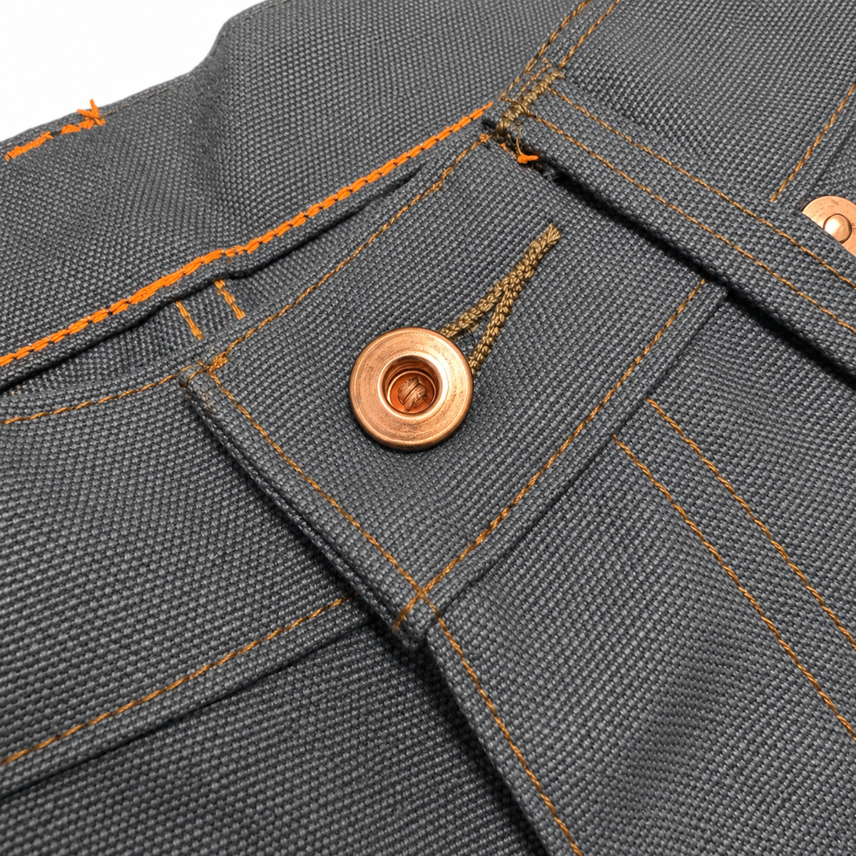 [OPSTK] #133 12oz Duck Canvas Gray 5 Pocket Version " Slim Fit" 901
