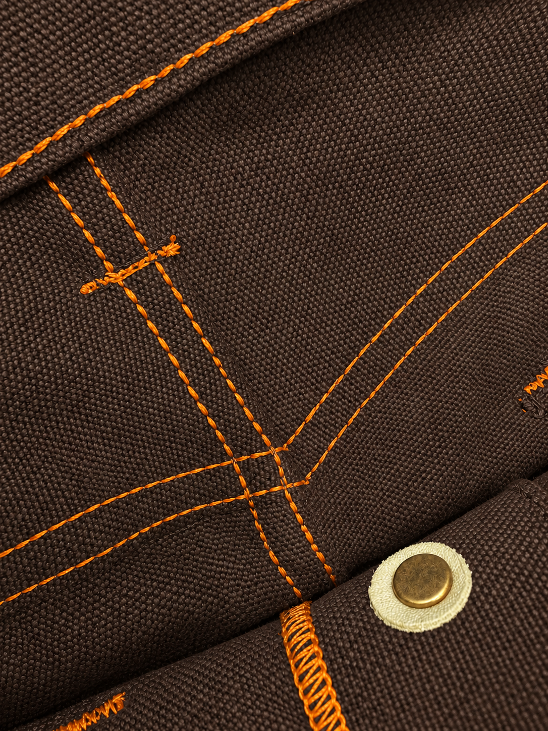 [OPSTK] #134 18oz Duck Canvas Brown 5 Pocket Version " MINER FIT" 997