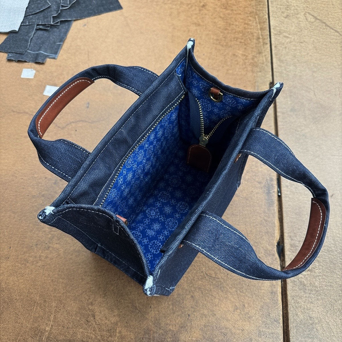 The Denim Small Tote Bag