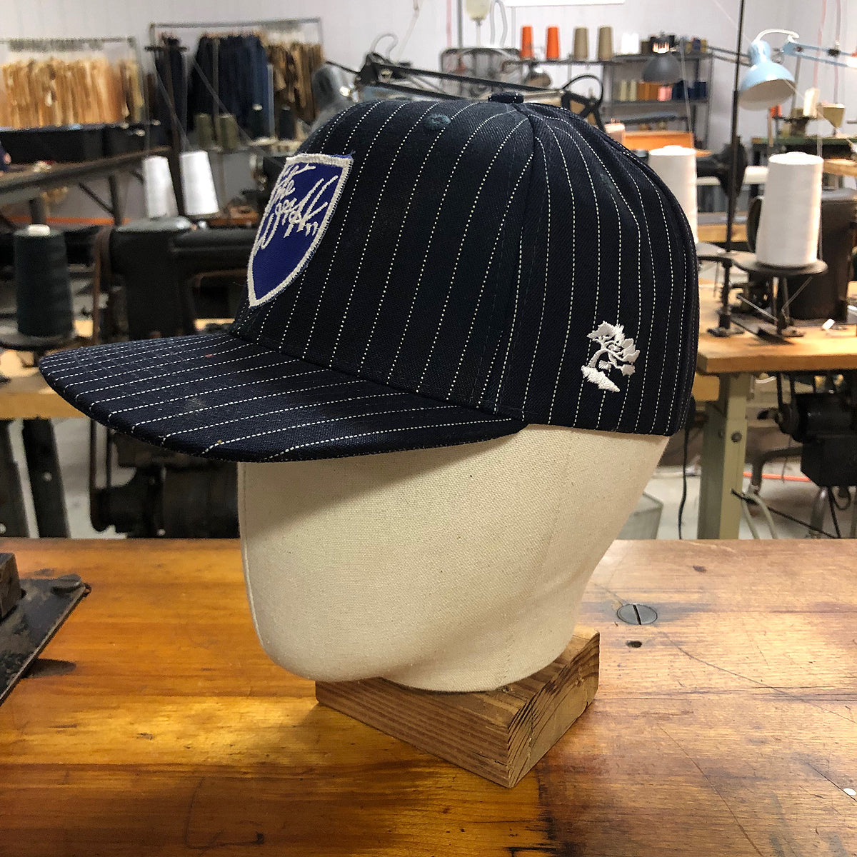 #3192 13.5oz Japanese Indigo/Indigo WABASH White Selvage Vintage HAT Patch 80s "Delaware and Hudson Railway" Patch