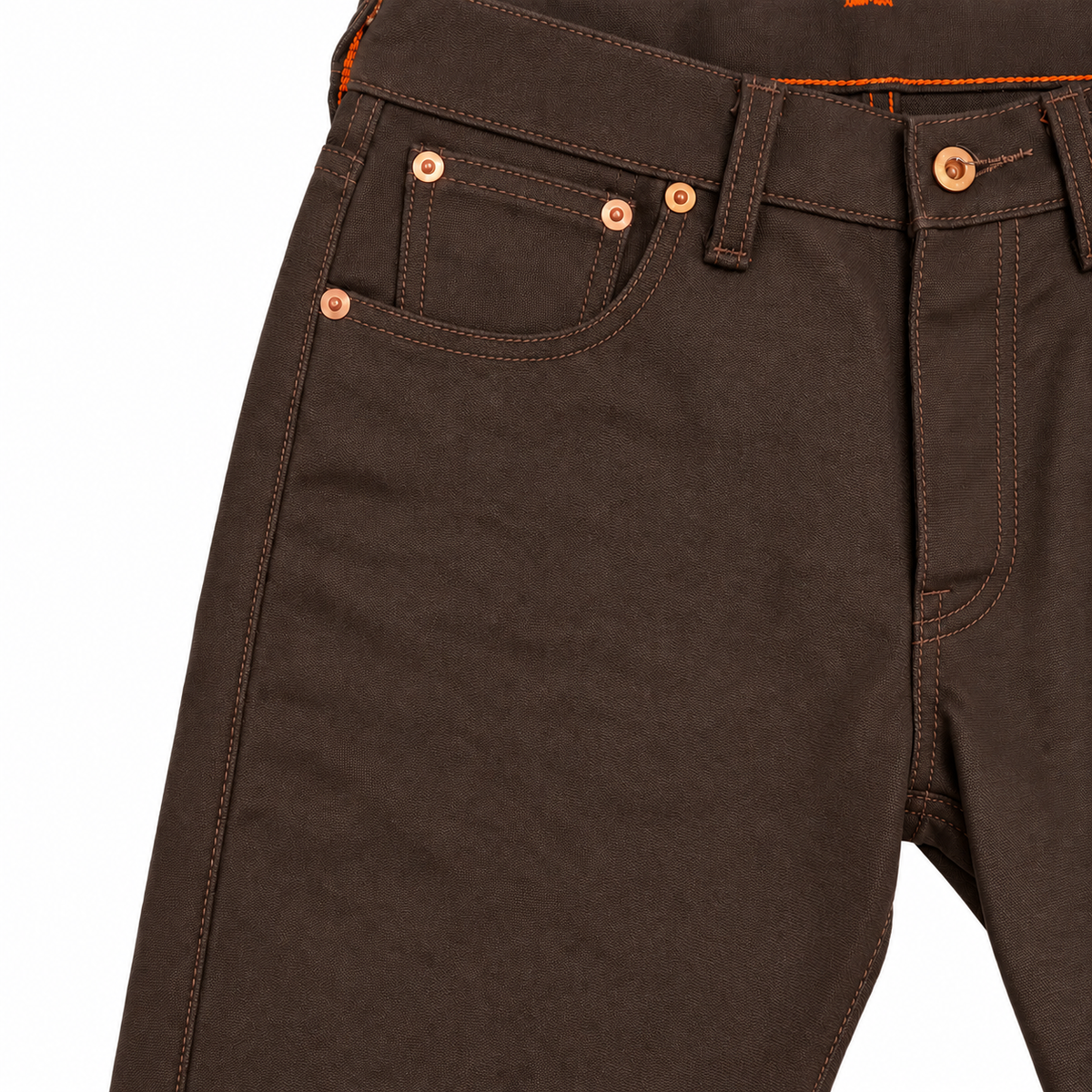 [OPSTK] #134 18oz Duck Canvas Brown 5 Pocket Version " MINER FIT" 997