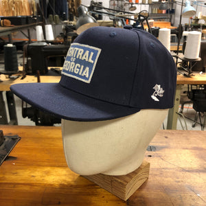 18oz Duck Canvas Navy Vintage HAT Patch 60s "Central of Georgia" Patch