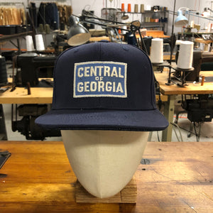 18oz Duck Canvas Navy Vintage HAT Patch 60s "Central of Georgia" Patch