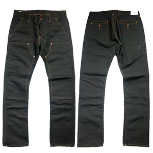 OPSTK 35W 35L 901 Slim Fit - #133 12oz OLIVE Duck Canvas Chino Double Knee