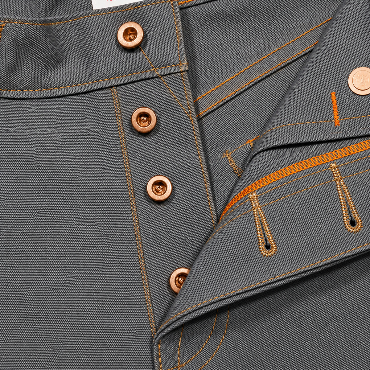 [OPSTK] #133 12oz Duck Canvas Gray 5 Pocket Version " Slim Fit" 901