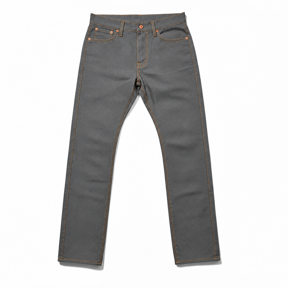 [OPSTK] #133 12oz Duck Canvas Gray 5 Pocket Version " Slim Fit" 901