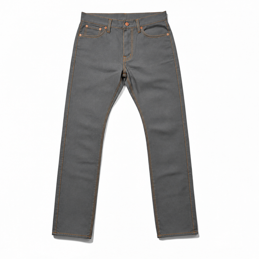 [OPSTK] #133 12oz Duck Canvas Gray 5 Pocket Version " Slim Fit" 901