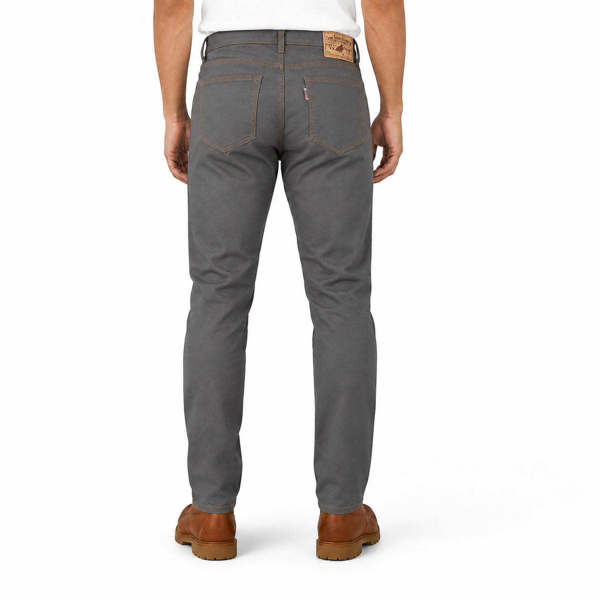 [OPSTK] #133 12oz Duck Canvas Gray 5 Pocket Version " Slim Fit" 901