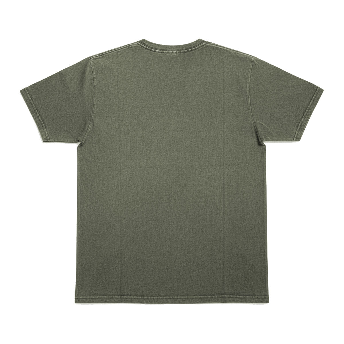 8.4oz TEXAS MADE "HEAVY ORGANIC" Crew Neck Vintage Moss Green " Sun Bleached"