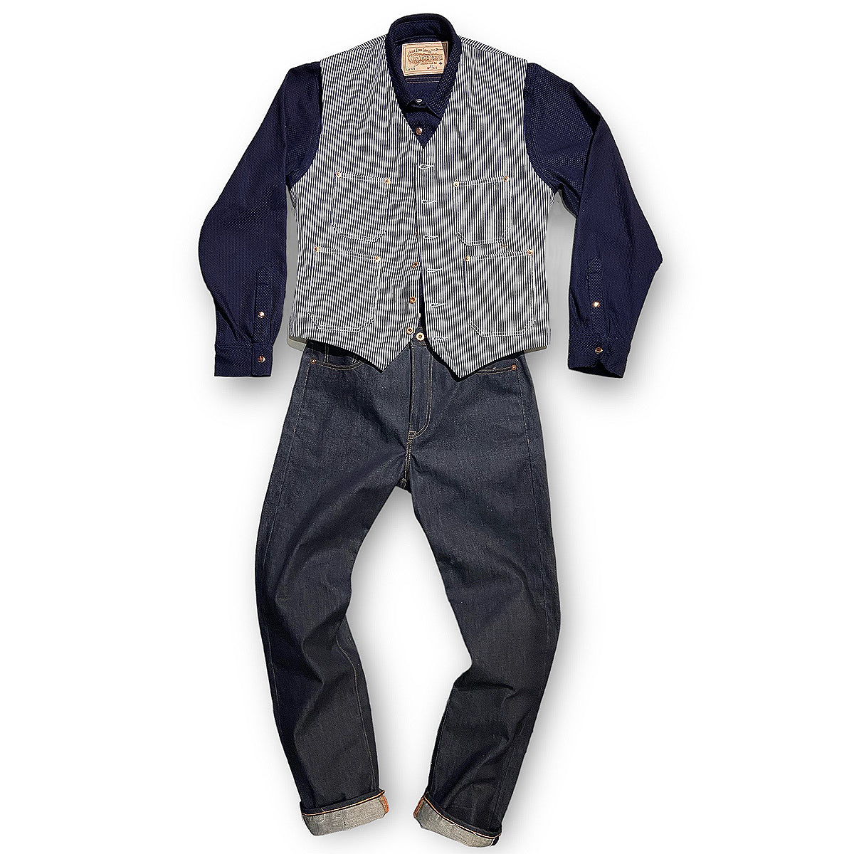#HIC 10oz HICKORY STRIPE DENIM TYPE IH [ ICHIRO HACHIYA ]
