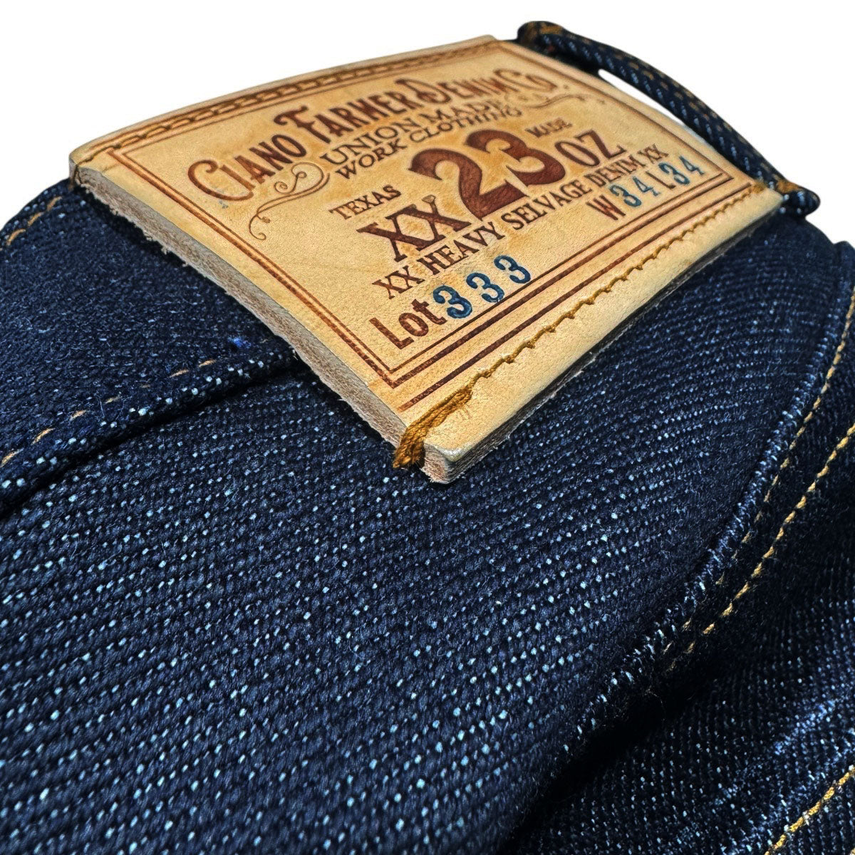 #333 23oz Heavy TYPE IH [ ICHIRO HACHIYA ] Japanese Indigo Red/White Selvage