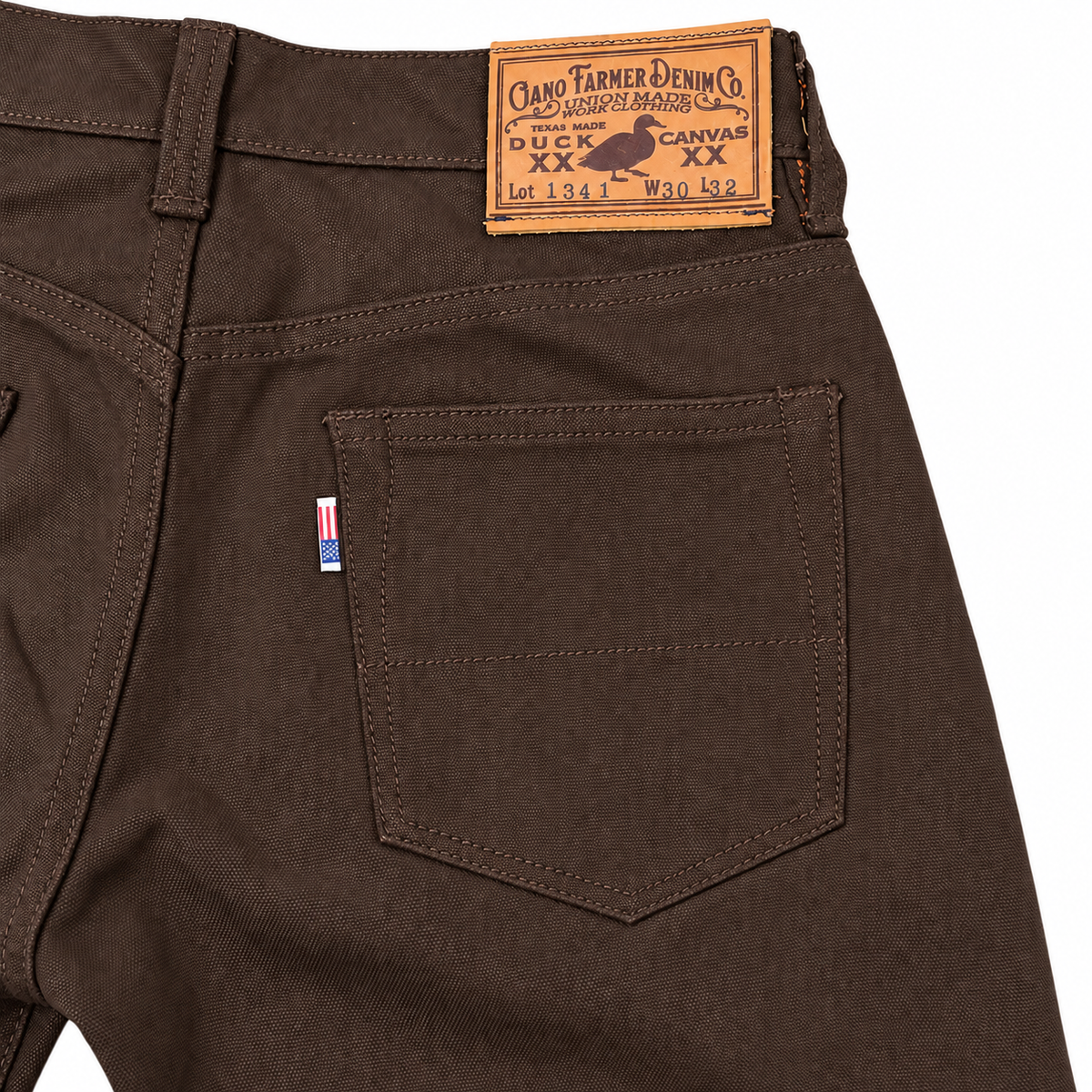 [OPSTK] #134 18oz Duck Canvas Brown 5 Pocket Version " MINER FIT" 997