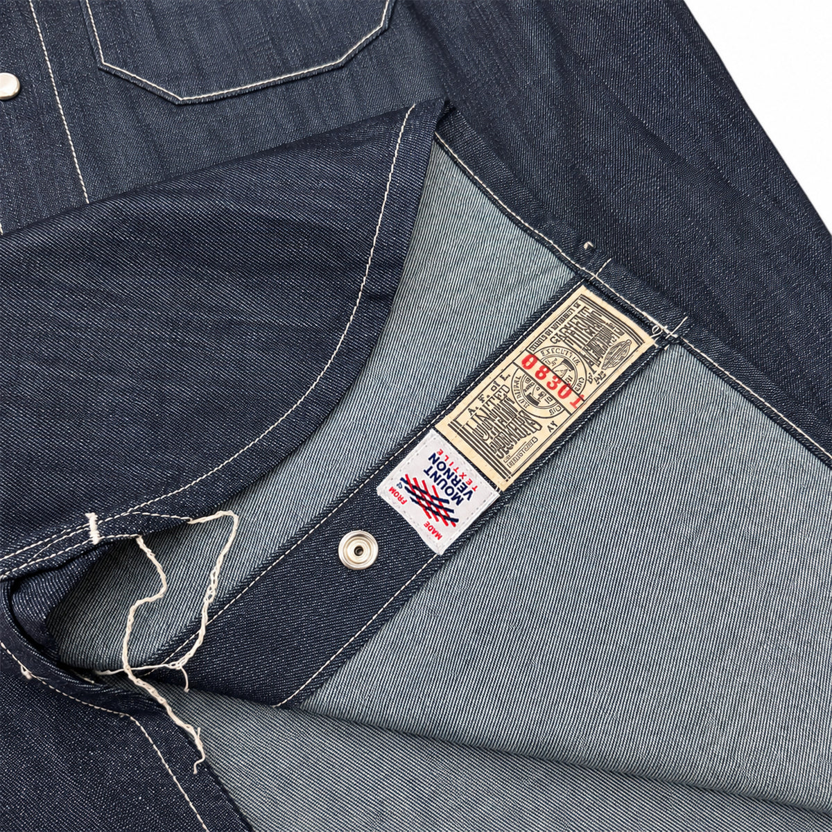 (OPSTK) #MVMCN 5oz Mount Vernon Mills Chambray Work Shirt