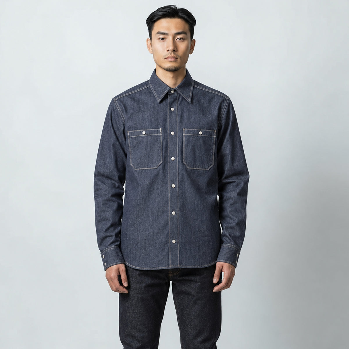 (OPSTK) #MVMCN 5oz Mount Vernon Mills Chambray Work Shirt
