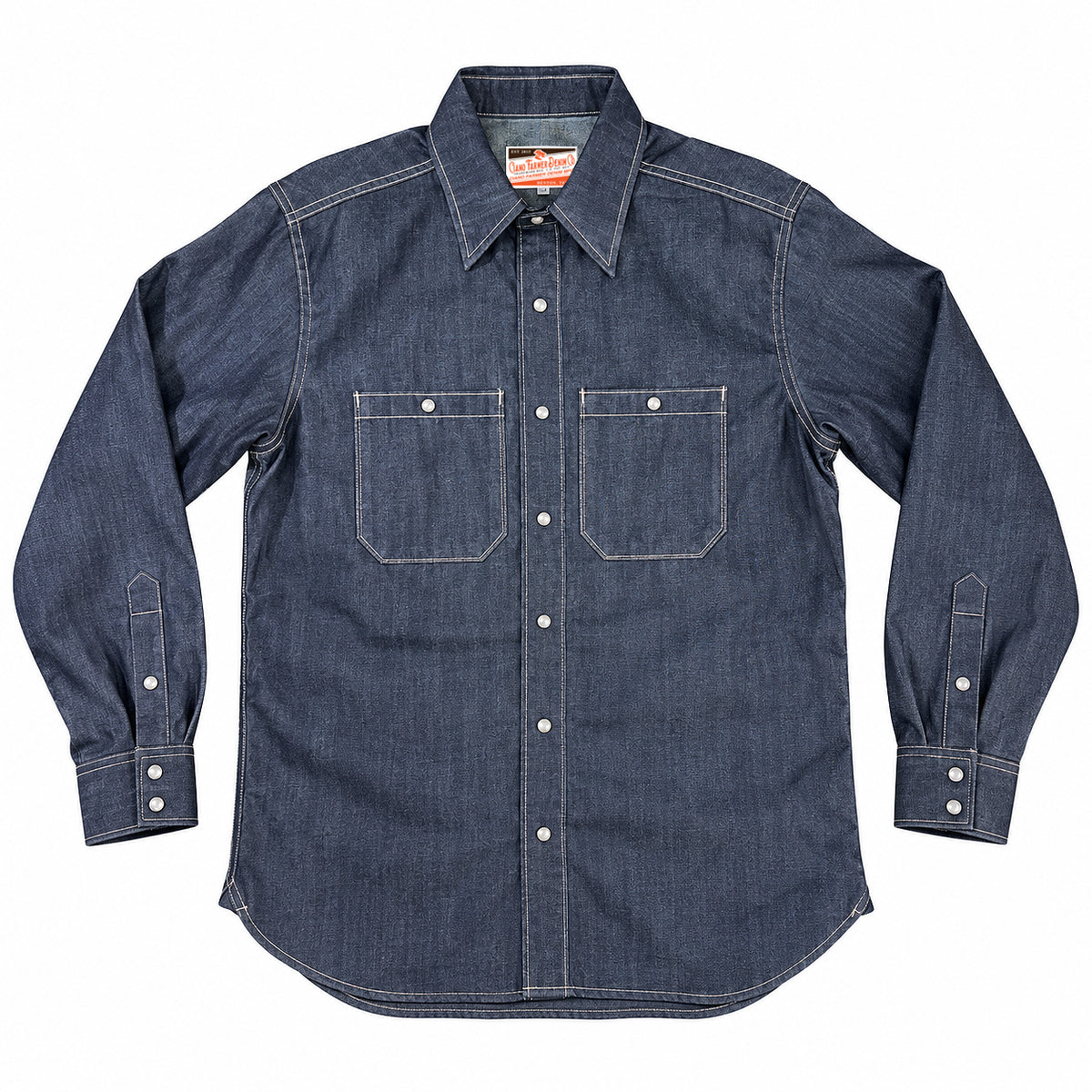 (OPSTK) #MVMCN 5oz Mount Vernon Mills Chambray Work Shirt