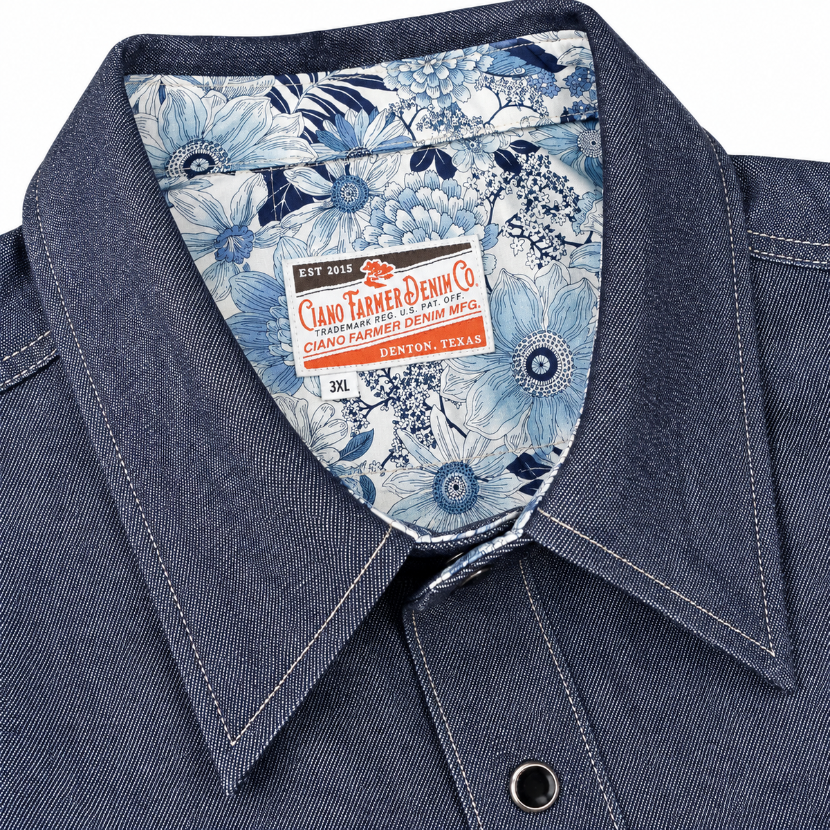(OPSTK) #MVMCN 5oz Mount Vernon Mills Chambray Work Shirt