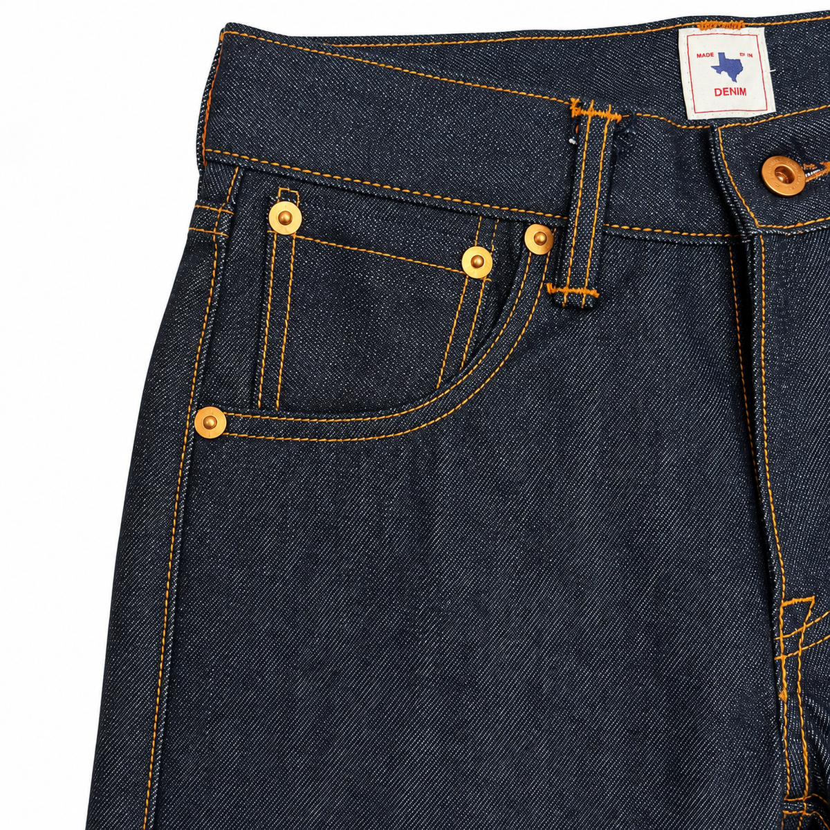 [OPSTK] #TEX 13.5oz Selvedge Texas Denim 5 Pocket Model "Slim Fit" 901
