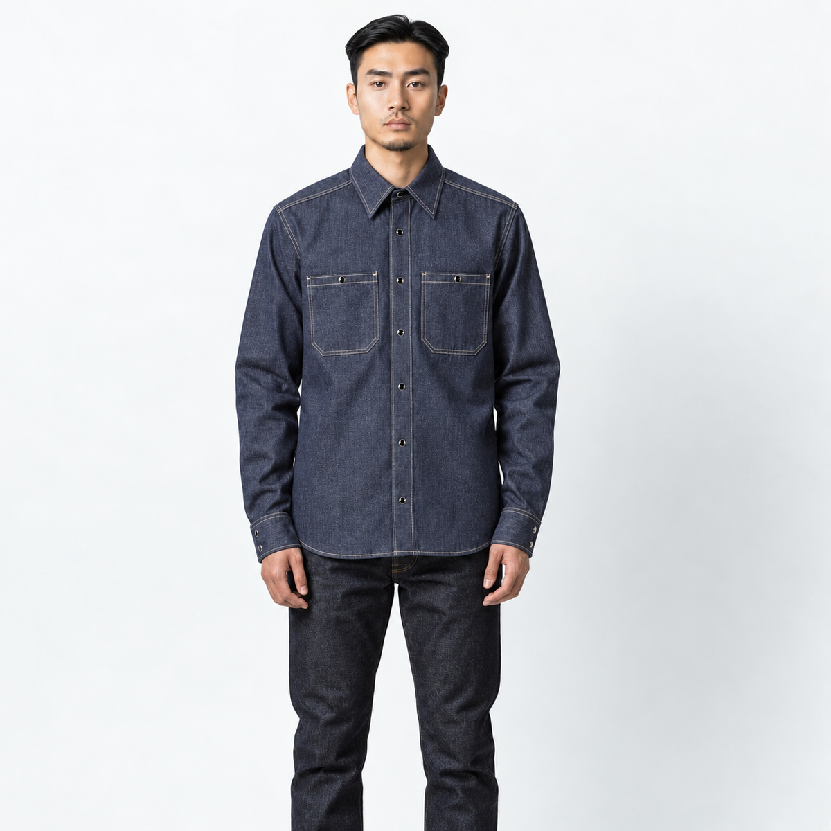 (OPSTK) #MVMCN 5oz Mount Vernon Mills Chambray Work Shirt