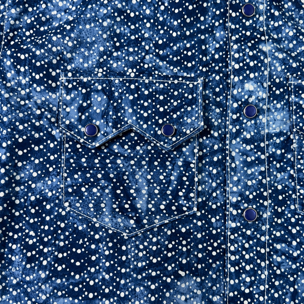 (OPSTK) #1333 6oz Japanese Speckled Indigo Saw Tooth Work Shirt